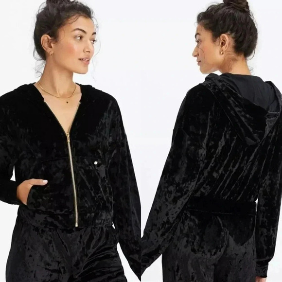 Fabletics • Velour Zip Up Hoodie - Picture 1 of 10
